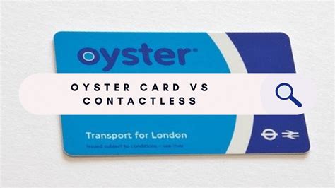 oyster v contactless payment card